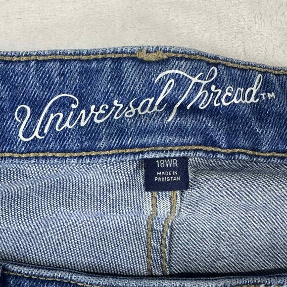 Universal Thread Crop Wide Leg Jeans β Misty Blue size 18W - Picture 3 of 16